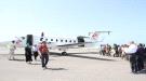 اول طائرة أممية تهبط في مطار المخا   